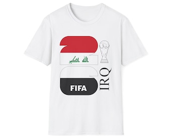 Iraq FIFA World Cup Shirt 2026 | Iraq flag football tee