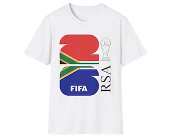 South Africa FIFA 2026 T-Shirt | RSA World Cup Trophy Soccer Tee
