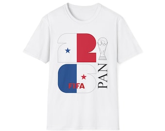 Panama FIFA World Cup 2026 Logo T-Shirt | Panama Flag Football Tee