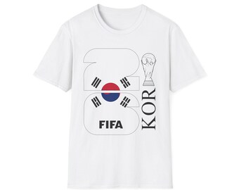 Korean Soccer T-Shirt | FIFA World Cup KOR Fan Tee