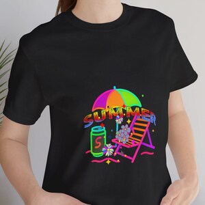 T-shirt SUMMER Donna, Maglietta Motivazionale Fitness, Allenamento Bodybuilding, Regalo Sportivo, Regalo Mamma, Regalo amici.