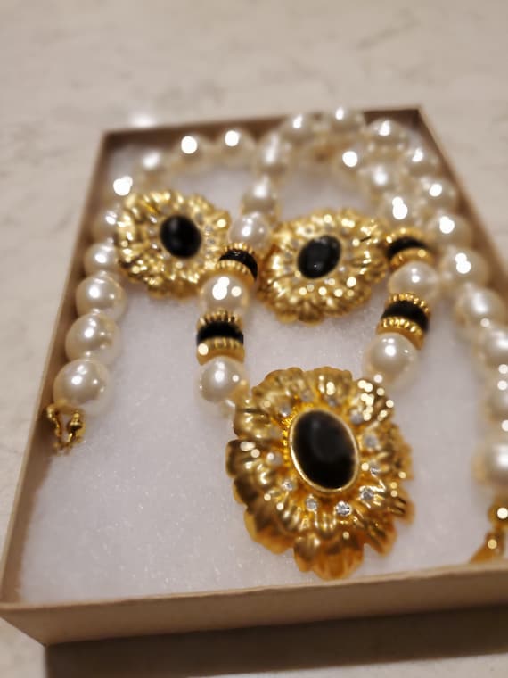 Vtg Kenneth Jay Lane Avon New York collection nec… - image 5