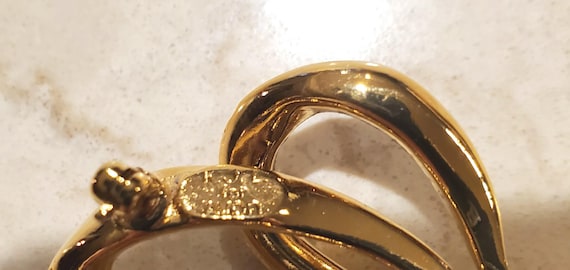 Vtg Kenneth Jay Lane Avon gold tone rhinestone en… - image 3