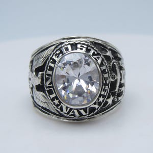 Vintage us navy ring - Etsy 日本