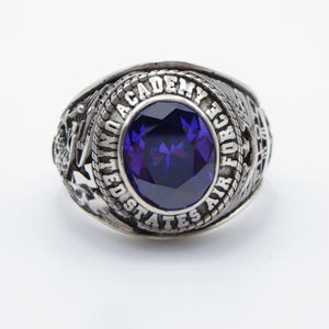 Handcrafted ring , Personalized ring , in USA , NEW , silver 925 , ring , 1971 ,  UNITED states air force ring , usaf ring , usaf