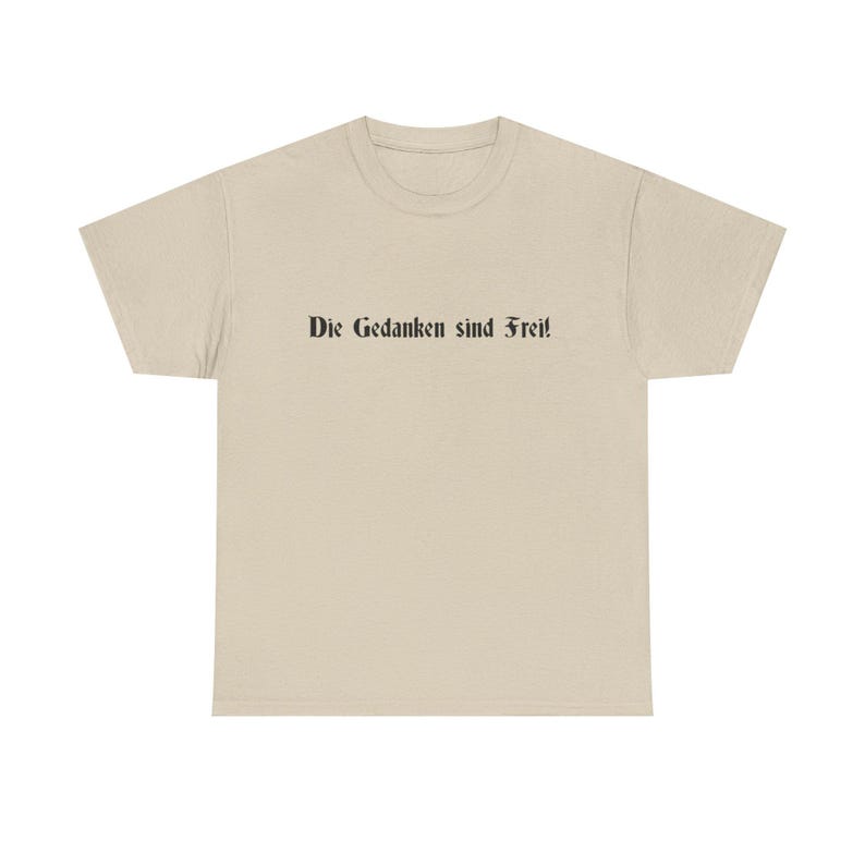 Camiseta revolucionaria "Los pensamientos son libres". Perfecta para el día a día, para protestar sutilmente y para provocar la reflexión. imagen 9