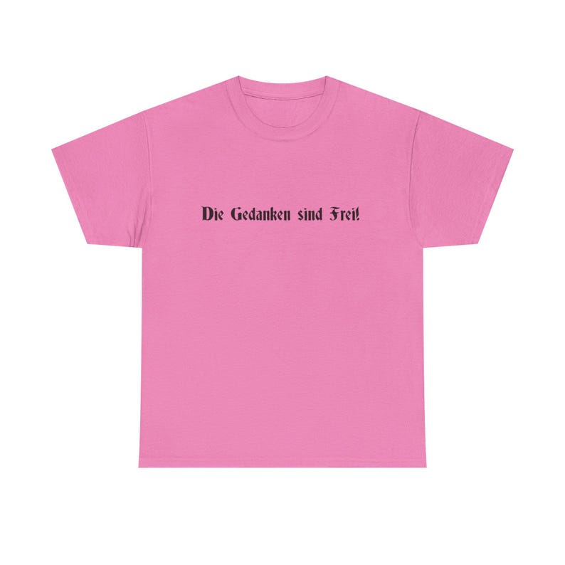 Camiseta revolucionaria "Los pensamientos son libres". Perfecta para el día a día, para protestar sutilmente y para provocar la reflexión. imagen 7