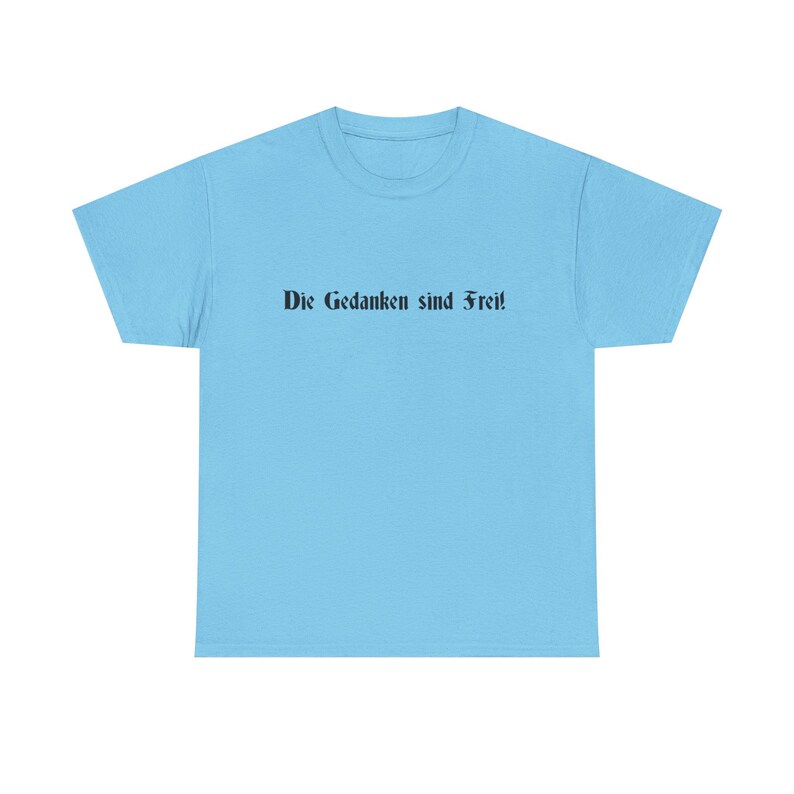 Camiseta revolucionaria "Los pensamientos son libres". Perfecta para el día a día, para protestar sutilmente y para provocar la reflexión. imagen 5