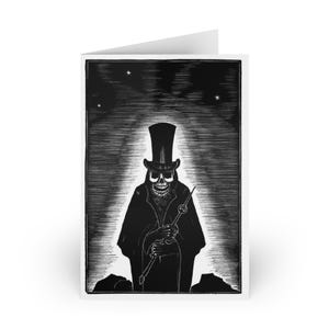 O Juiz Final. Xilogravura de Lynd Ward, de "O Homem de Deus" (1929) - Cartão de Belas Artes. Individual ou pacote com 10.