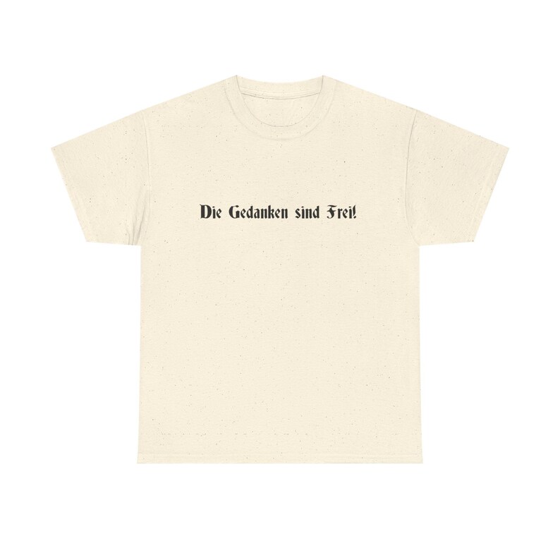 Camiseta revolucionaria "Los pensamientos son libres". Perfecta para el día a día, para protestar sutilmente y para provocar la reflexión. imagen 10