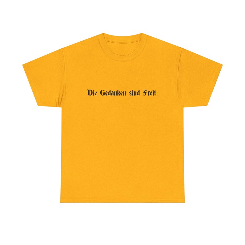 Camiseta revolucionaria "Los pensamientos son libres". Perfecta para el día a día, para protestar sutilmente y para provocar la reflexión. imagen 4