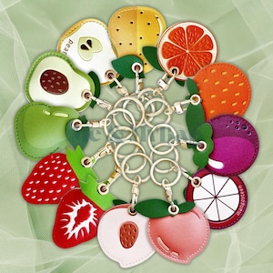 Support pour AirTag Fruit, Étui porte-clés pour AirTags et porte-clés Apple, Housse pour AirTag faite main, Motifs de fruits amusants, Plusieurs styles disponibles
