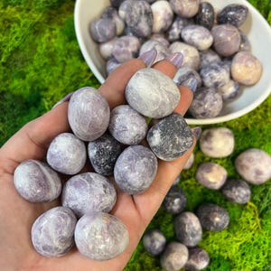 Lepidolite Tumbles