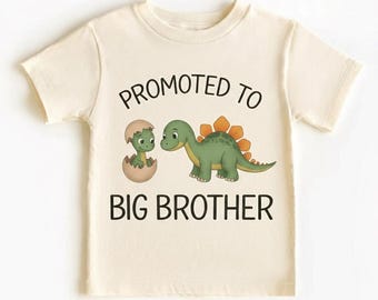 Dinosaur Big Brother Toddler Shirt, Pregnancy Announcement Tee