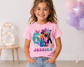 Custom Huntrix Birthday Shirt, Zoey Rumi Mira T-Shirt, Personalized Kpop Hunterx Birthday Tee