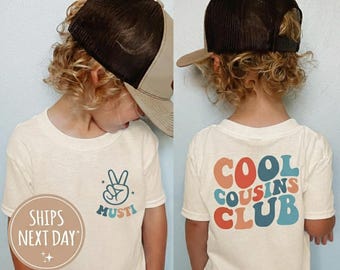Personalized Cousins Club Shirt, Matching Family Reunion Outfit