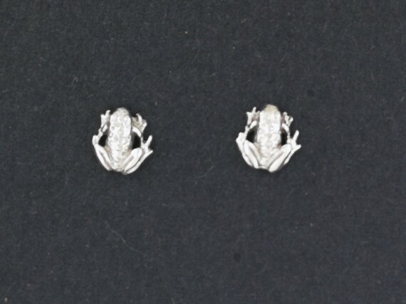 frog earrings etsy