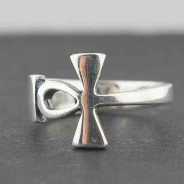 Pendentif Ankh, Argent Sterling 925, Clé De Vie, Symbole Sacré De L - Foto 3