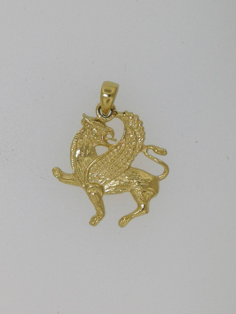 Gold Griffin Pendant Made To Order