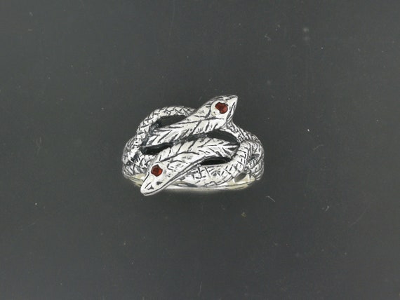 twin snake ring