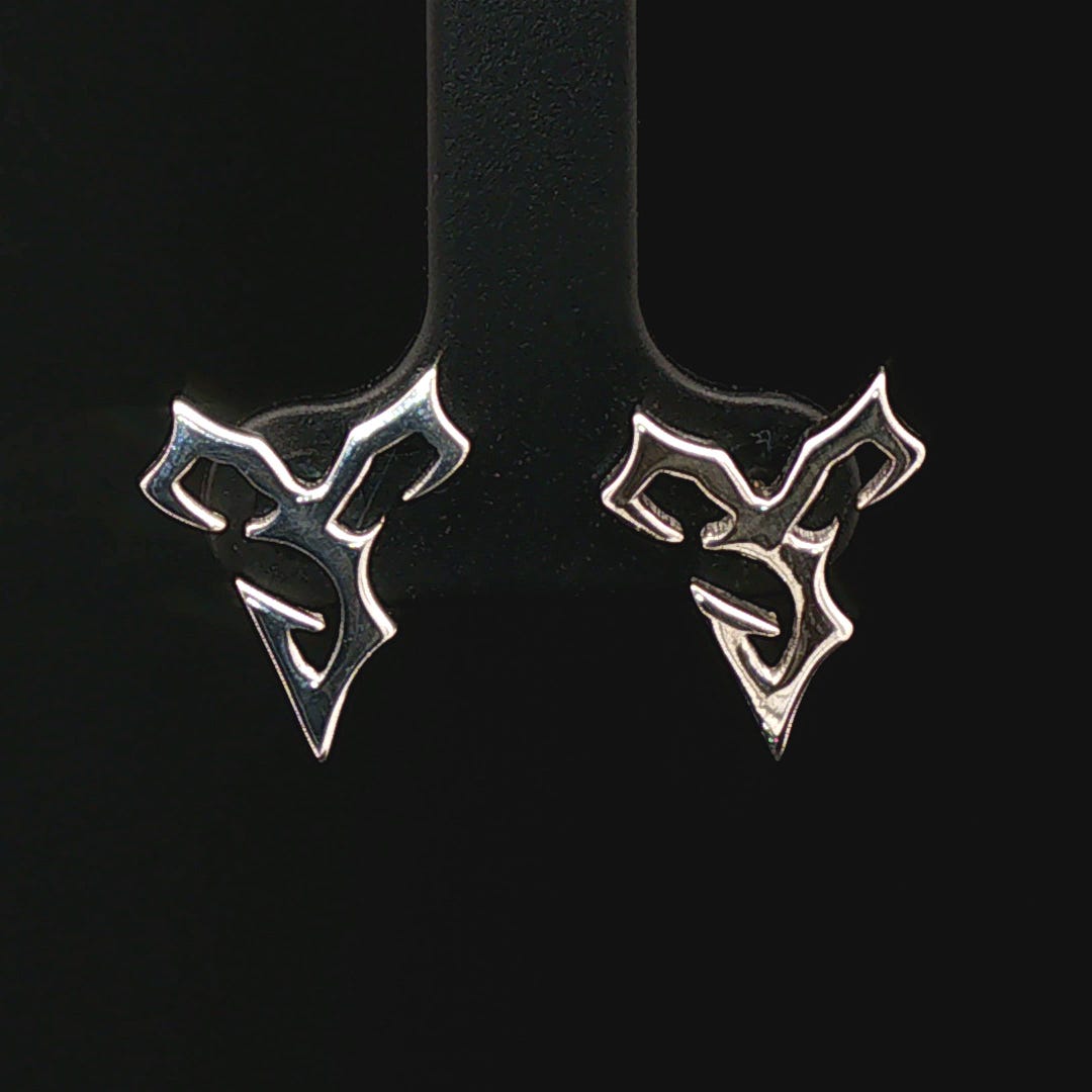 Final Fantasy X Tidus Earrings in Sterling Silver Final Fantasy X