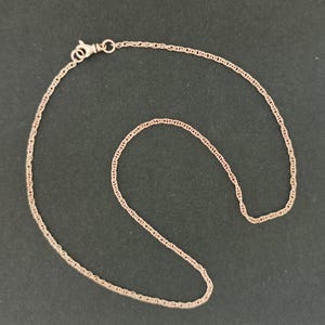 Custom Length Necklace Bronze Chain Option Thin Rope Style Vintage Design Accessory Perfect Layering Piece Antique Finish Quality Elegant Neck Jewelry Daily Wear Chain Pendant Attachment Solution Beautiful Bronze Color Timeless Fashion