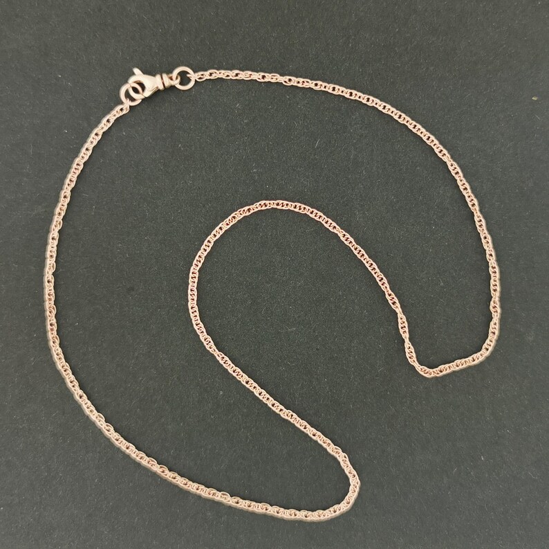 Custom Length Necklace Bronze Chain Option Thin Rope Style Vintage Design Accessory Perfect Layering Piece Antique Finish Quality Elegant Neck Jewelry Daily Wear Chain Pendant Attachment Solution Beautiful Bronze Color Timeless Fashion