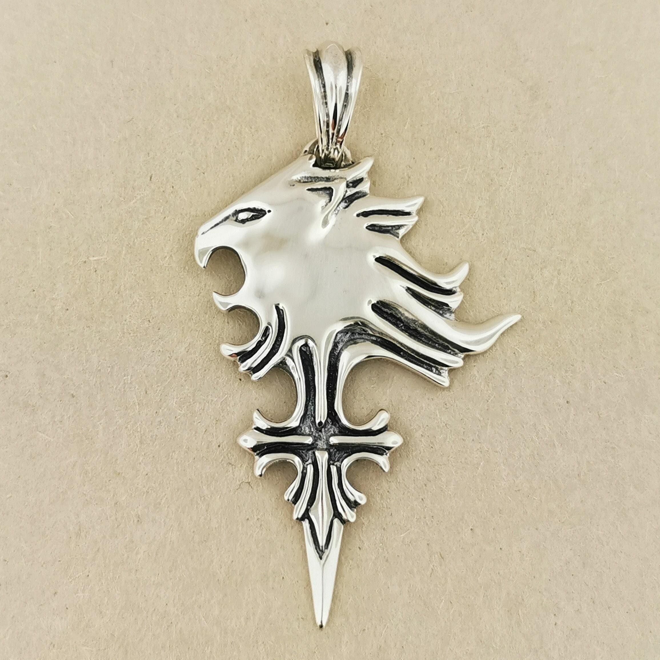 Final Fantasy 8 Sleeping Lionheart Pendant - Etsy