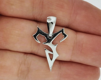 Large Sterling Silver Tidus Necklace From Final Fantasy X - Etsy