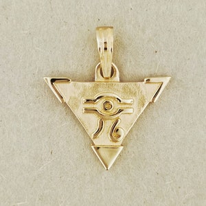 Yugi-Oh Millennium Puzzle in Antique Bronze, yu gi oh millennium pendant, yu-gi-oh millennium puzzle necklace, the millennium necklace, Bronze anime necklace, yugioh pendant, Dual Monsters Pendant, Yugioh Bronze Pendant, Egyptian Eye Pendant