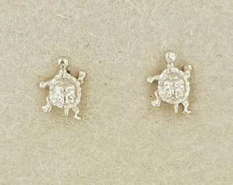 Gold Turtle Earrings Made To Order