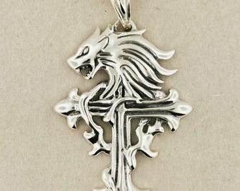 Final Fantasy 8 Squall Griever Pendant in Sterling Silver or