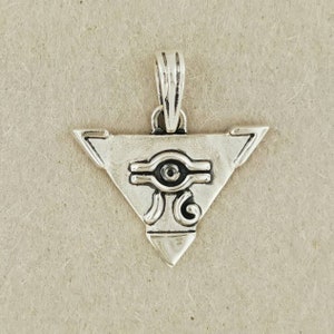 Yugi-Oh Millennium Puzzle in Sterling Silver, yu gi oh millennium pendant, yu-gi-oh millennium puzzle necklace, the millennium necklace, Silver anime necklace, yugioh pendant, Dual Monsters Pendant, Yugioh Silver Pendant, Egyptian Eye Pendant