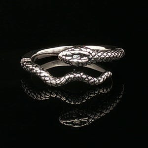 Adjustable Coiled Snake Ring in 925 Silver or Bronze Snake Ring Jewellery Delicate Snake Rings Egyptian Snake Ring Jewelry