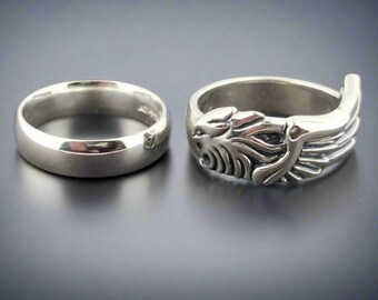 Final Fantasy 8 Squall Griever Ring Set in Sterling Silver Final