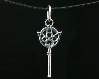 Final Fantasy X Yuna Wand Charm Pendant in Sterling Silver or Antique Bronze FFX Earrings FF10 Yuna earrings Final Fantasy Earrings