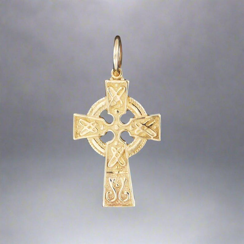 Small Celtic Cross in Antique Bronze, Bronze Celtic Cross Pendant, Celtic Jewelry, Antique Bronze Celtic Jewellery, Irish Cross Charm, Bronze Irish Jewelry, Bronze Irish Jewellery, Bronze Cross Pendant, Bronze Irish Cross Pendant