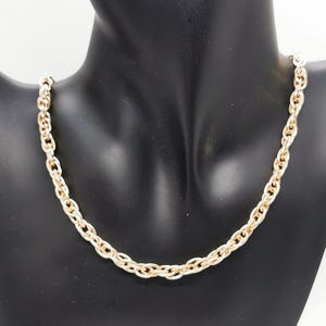 Große antike Bronze Seil Kette Halskette Männer Schmuck Zubehör Anhänger rustikalen Stil Schmuck Hals Benutzerdefinierte Länge Seil Design Statement Piece