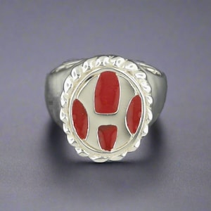 Anillo de Hércules Poderoso en Plata de Ley o Bronce Antiguo. Anillo de Dibujos Animados de los Años 60. Anillo de Sello de Cultura Pop. Anillo de Hércules.