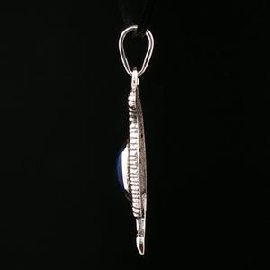 Feather of Ma’at pendant in sterling silver Egyptian goddess amulet. Sterling silver Maat feather pendant symbol of truth and justice.