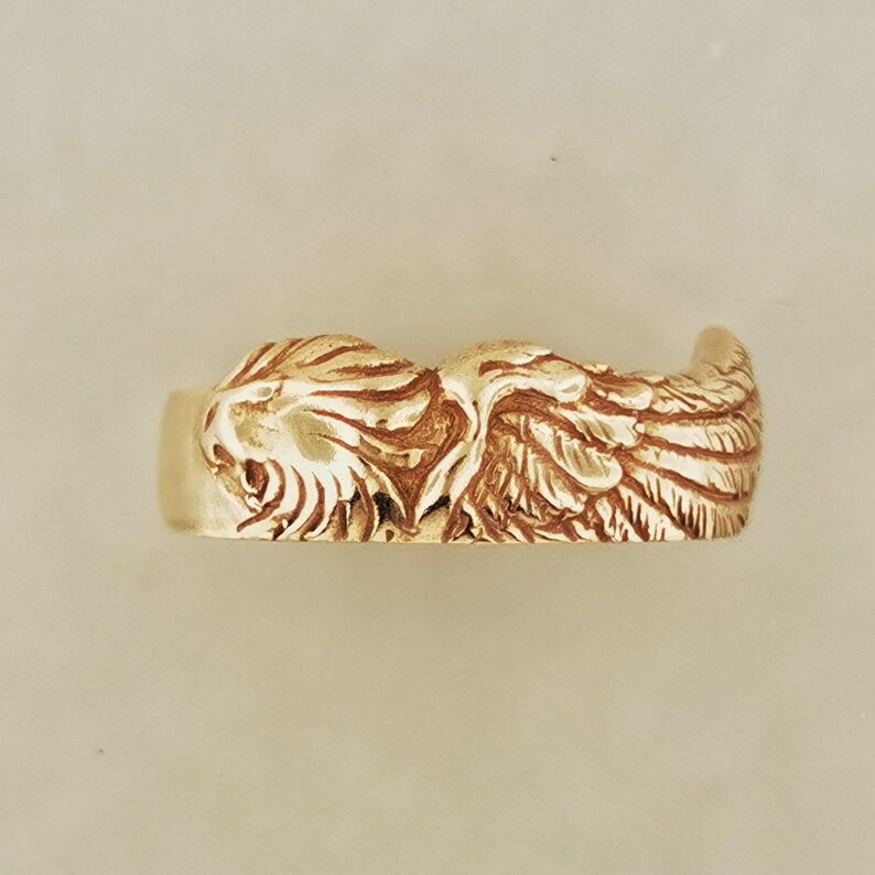 Final Fantasy 8 Squall Griever Ring, FF8 Sleeping Lion Heart Ring, FF88 Griever Ring, Final Fantasy Jewelry, Final Fantasy Ring, Squall lion Ring, Squall Cosplay Ring, Bronze Final Fantasy 8 Ring, Bronze Griever Ring, Gamer Wedding Ring