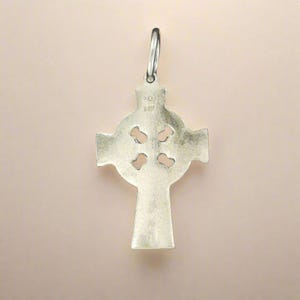 Small Celtic Cross in Sterling Silver, Silver Celtic Cross Pendant, Sterling Silver Celtic Jewelry, Sterling Silver Celtic Jewellery, Irish Cross Charm, Silver Irish Jewelry, Silver Irish Jewellery, Silver Cross Pendant
