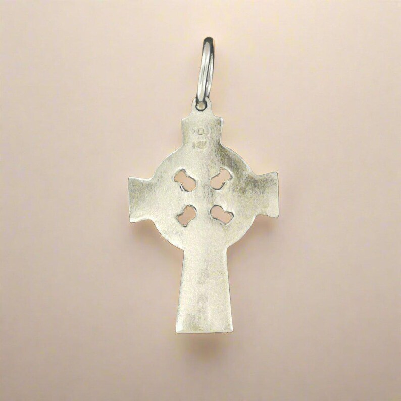 Small Celtic Cross in Sterling Silver, Silver Celtic Cross Pendant, Sterling Silver Celtic Jewelry, Sterling Silver Celtic Jewellery, Irish Cross Charm, Silver Irish Jewelry, Silver Irish Jewellery, Silver Cross Pendant