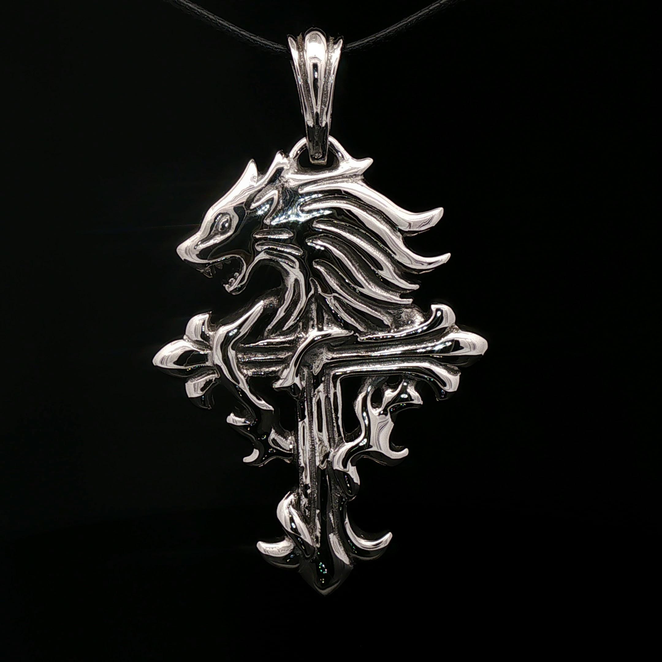 Final Fantasy 8 Squall Griever Pendant in Stainless Steel Squall