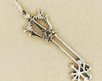 Kingdom Hearts Oathkeeper Keyblade Anhänger In Edelstahl KH Keyblade Anhänger Videospiel Anhänger