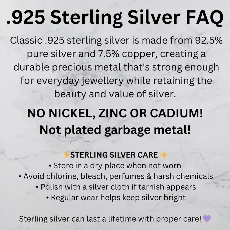 .925 Sterling Silver FAQ
