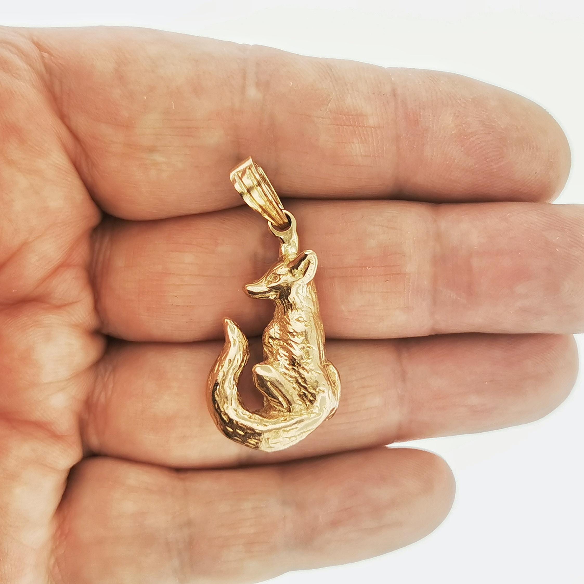 Ciondolo Volpe 3D In Argento Sterling 925 - Gioiello Artigianale Tommyway Jewelry - Foto 2