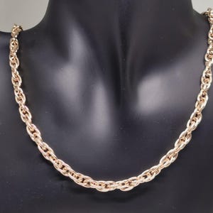 Large Antique Bronze 5.6mm Rope Chain made to order Bronze Jewelry Chain Bronze Rope Chain