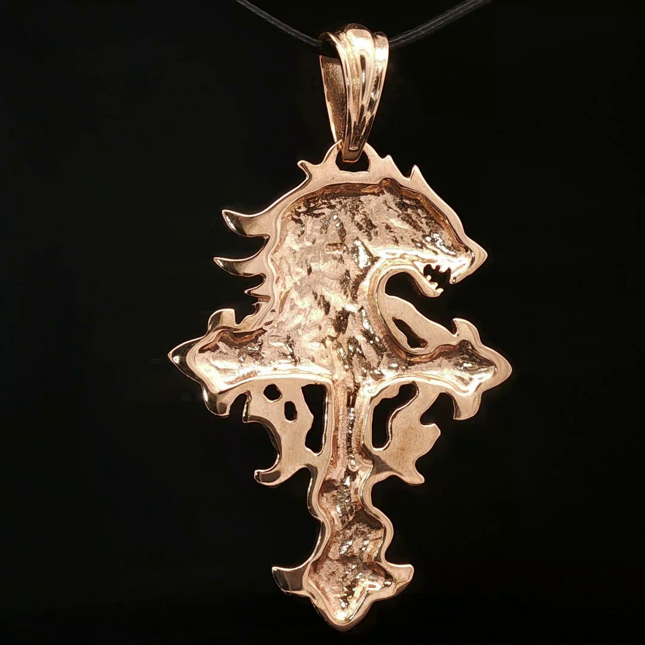 Final Fantasy 8 Squall Griever Pendant in Sterling Silver or
