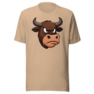 Camiseta unisex súper suave de vaca enojada (901 Pig BBQ)
